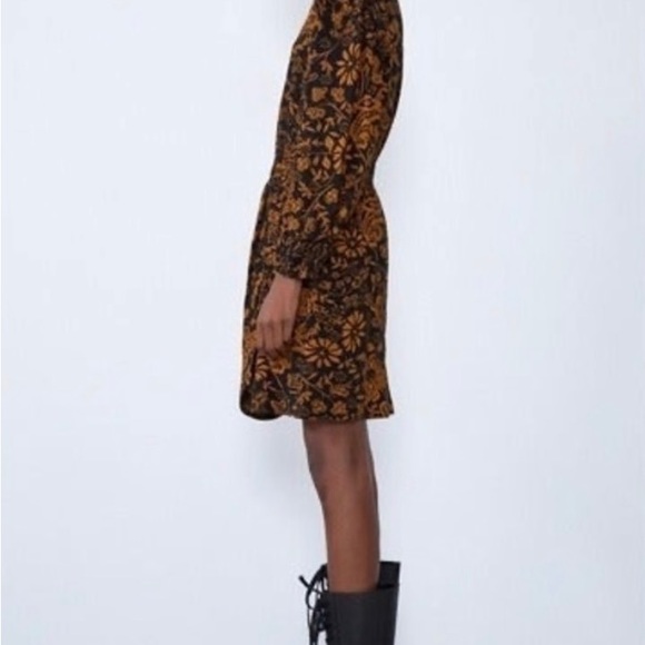 Zara Printed Mini Dress - Picture 3 of 7
